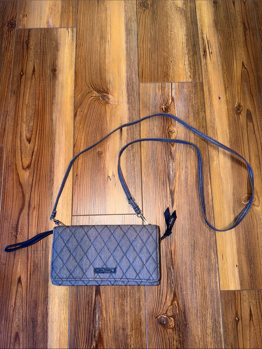Vera Bradley Quilted Crossbody Wallet Bag